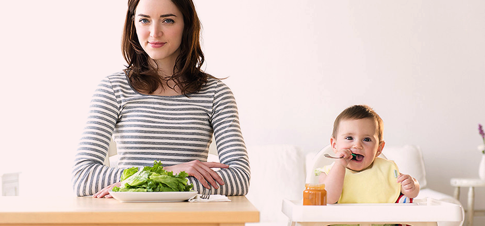 Como a alimentação da mãe interfere na saúde do filho